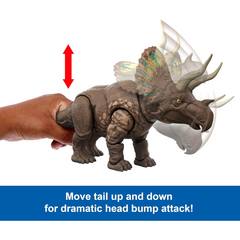 Jurassic World Rebirth Gigantic Thrashers Eotriceratops Dinosaur