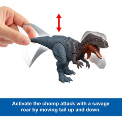 Jurassic World Rebirth Wild Roar Abelisaurus Dinosaur Figure