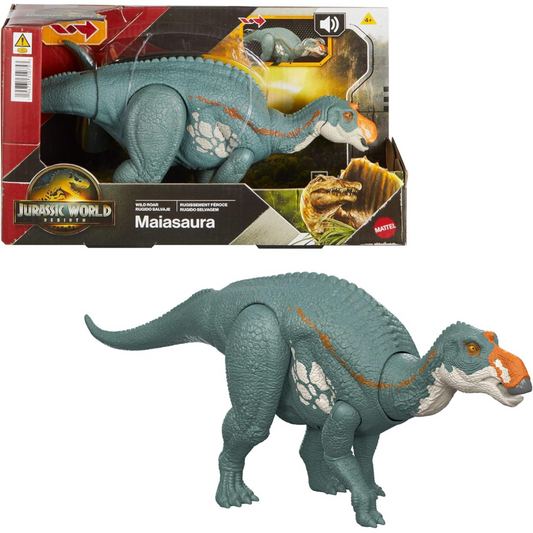 Jurassic World Rebirth Wild Roar Maiasaura Dinosaur Figure