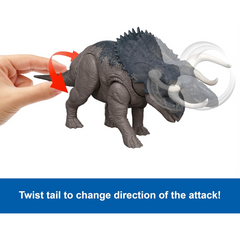 Jurassic World Rebirth Wild Roar Nasutoceratops Dinosaur Figure
