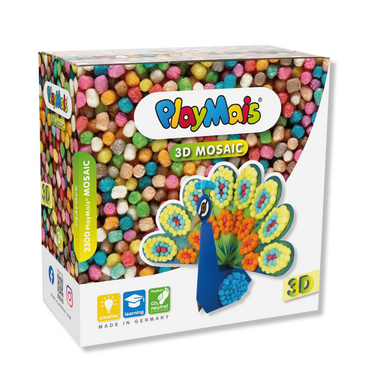 PlayMais 3D Mosaic Peacock Creative Set