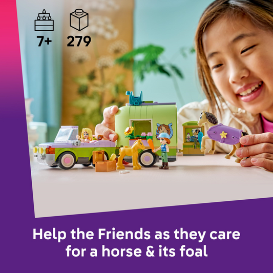 Lego Friends 42695 Horse & Baby Foal Trailer