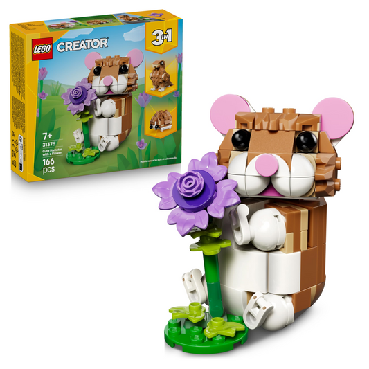 Lego Creator 31376 Cute Hamster with a Flower Set 3-in-1