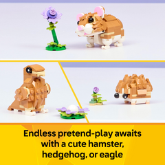 Lego Creator 31376 Cute Hamster with a Flower Set 3-in-1