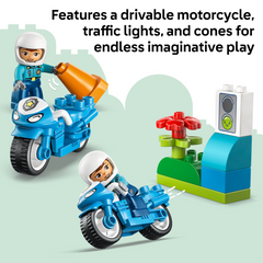 LEGO Duplo 10471 Blue Police Motorcycle