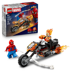 Lego Marvel 76335 Spider-Man vs. Ghost Rider Motorcycle