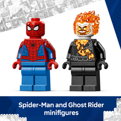Lego Marvel 76335 Spider-Man vs. Ghost Rider Motorcycle