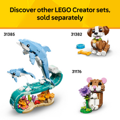 Lego CREATOR 31377 Turtle with a Water Lily Flower 3 in 1