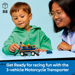 Lego City 60491 Motorcycle Transporter
