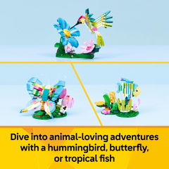 Lego CREATOR 31384 Wild Animals Colorful Hummingbird