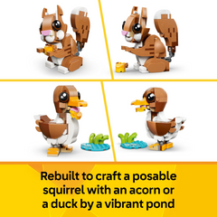 Lego Creator 31382 Cute Animals Playful Puppy Dog 3 in 1