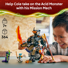 Lego Ninjago 71854 Cole's Mission Mech & Dragon Zane