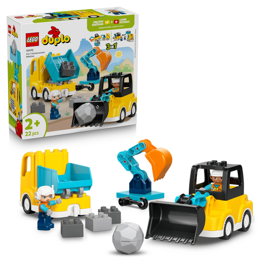 LEGO DUPLO 10475 Construction Vehicles 3 in 1