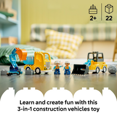 LEGO DUPLO 10475 Construction Vehicles 3 in 1
