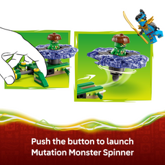 Lego Ninjago 71849 Nya vs Mutation Monster Spinner