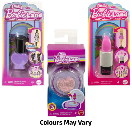 Barbie Mini Barbie Land Dolls Cosmetics Set of 3