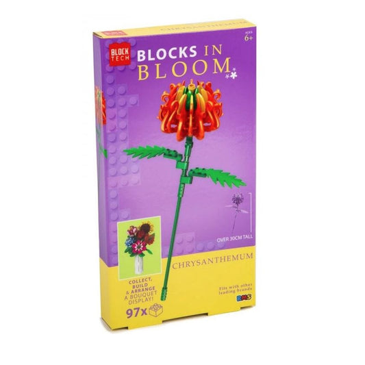 Block Tech Blocks In Bloom Chrysanthemum Building Set