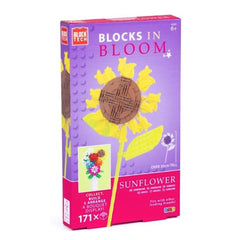 Block Tech Blocks In Bloom Sunflower Building Set