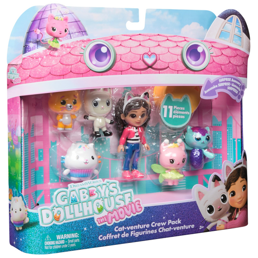 Gabby's Dollhouse The Movie Cat-Venture Crew Pack
