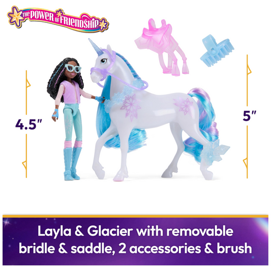 Unicorn Academy Layla & Glacier Figures