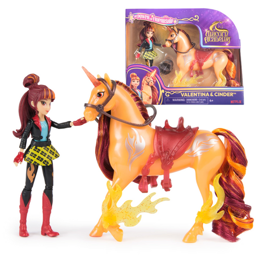Unicorn Academy Valentina & Cinder Figures