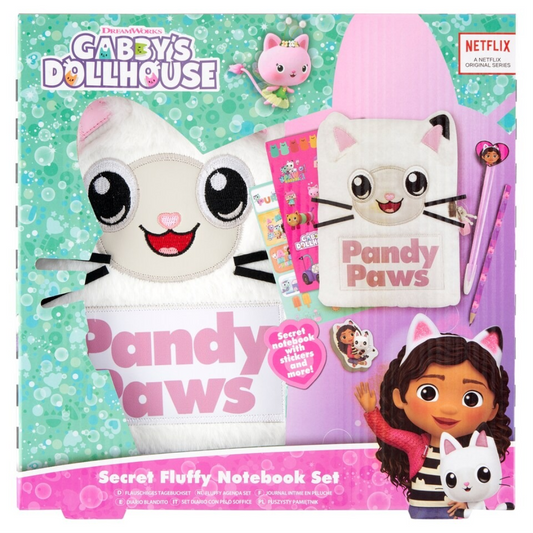 Gabby’s Dollhouse Secret Fluffy Notebook Set