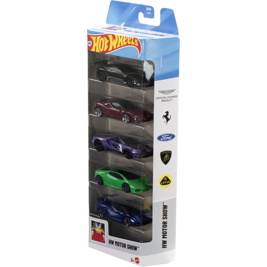 Hot Wheels 5-Pack Motor Show Die-Cast Cars