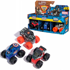 Monster Jam Marvel Mini Jams Winter Soldier Captain America War Machine Set