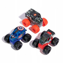 Monster Jam Marvel Mini Jams Winter Soldier Captain America War Machine Set