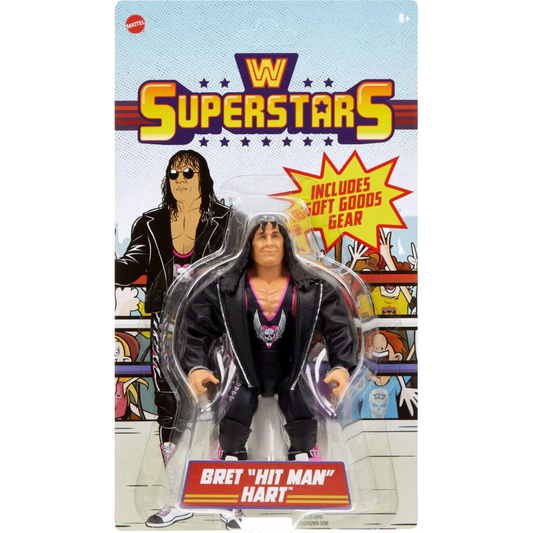 WWE Superstars Bret Hit Man Hart Figure
