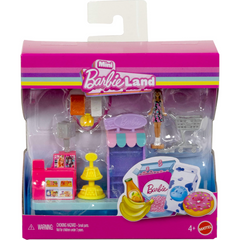 Barbie Mini Barbie Land Food Shopping Playset
