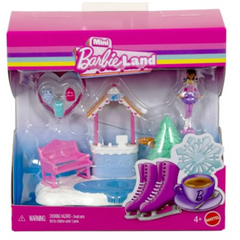 Barbie Mini Barbie Land Ice Skating Playset