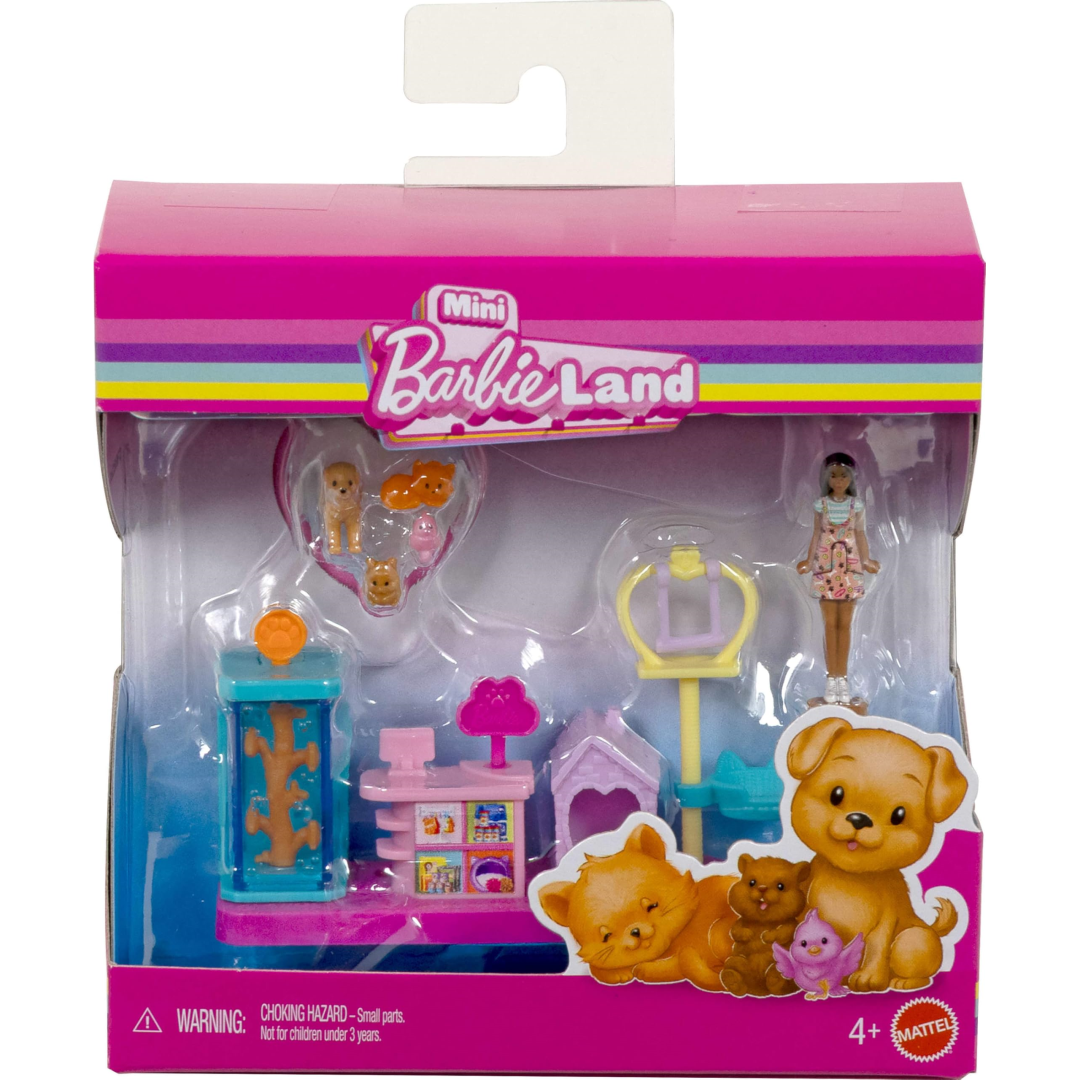 Barbie Mini Barbie Land Pet Care Playset Maqio Barbie Mini Barbie Land Pet Care Playset Maqio