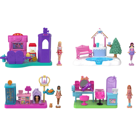 Barbie Mini Barbie Land Pet Care Playset