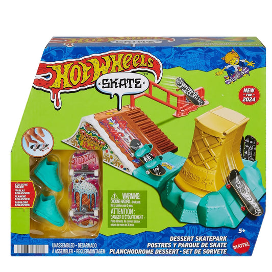 Hot Wheels Skate Dessert Skatepark Set