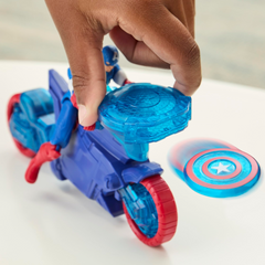 Marvel Avengers CAPTAIN AMERICA Shield Shot Cycle Vehicle