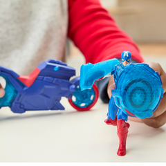 Marvel Avengers CAPTAIN AMERICA Shield Shot Cycle Vehicle