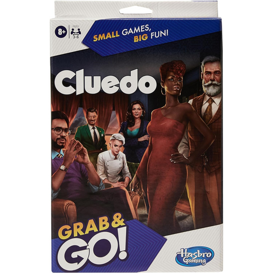 Hasbro Gaming Grab and Go Clue Travel Game