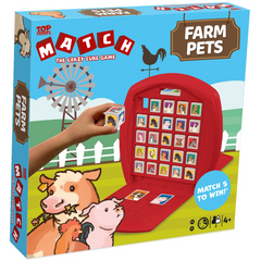 Top Trumps Farm Pets Match The Crazy Cube Game