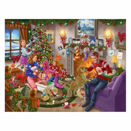 Waddingtons of London Deck The Halls 1000 Piece Jigsaw Puzzle