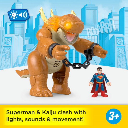 Imaginext DC Super Friends Superman Kaiju Clash Playset