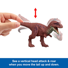 Jurassic World Rebirth Wild Roar Aucasaurus Dinosaur Figure