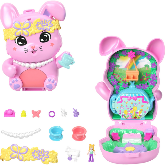 Polly Pocket Tea Party Bunny Playset