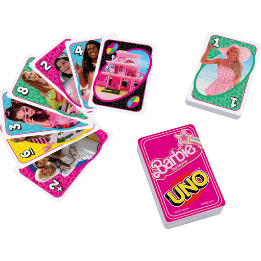 UNO Barbie The Movie Card Game