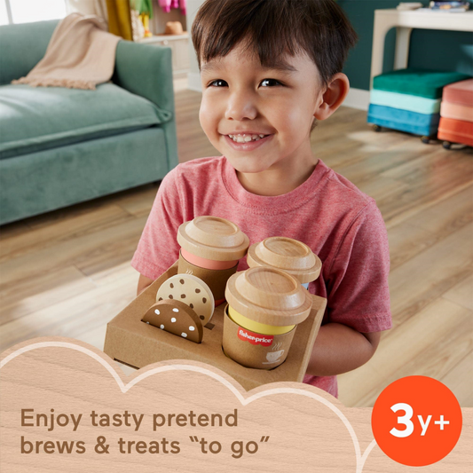 Fisher-Price Wooden Coffee To Go Set