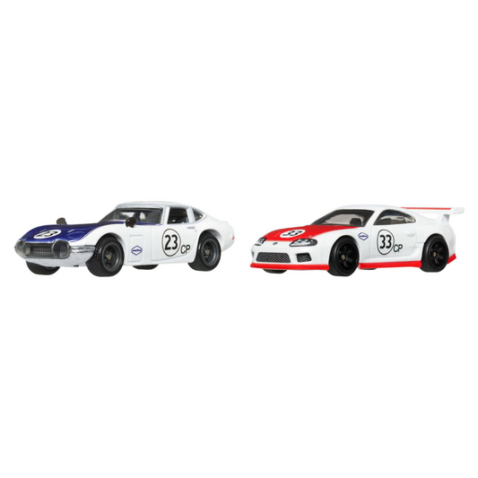 Hot Wheels Premium Car Culture Toyota 2000GT and Toyota Supra 2-Pack