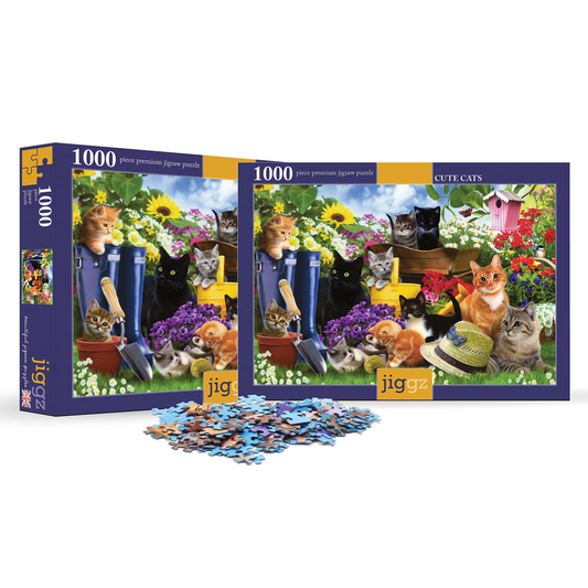 Jiggz Cute Cats 1000 Piece Jigsaw Puzzle