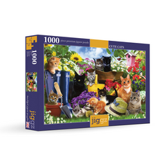 Jiggz Cute Cats 1000 Piece Jigsaw Puzzle