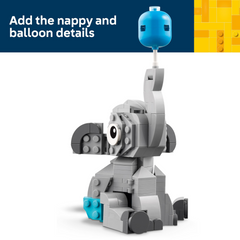 Lego Baby Elephant in the Sky Building Set