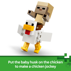 Lego Minecraft Chicken Jockey Desert Attack Building Set